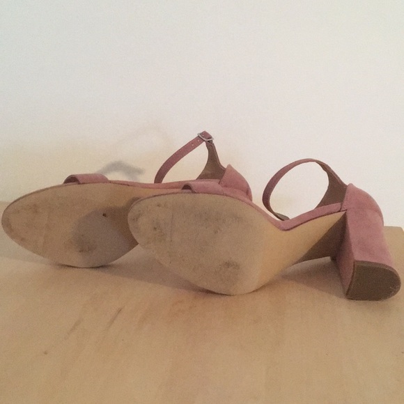 Madden Girl Beella Pink Ankle Strap Heels - Picture 3 of 5